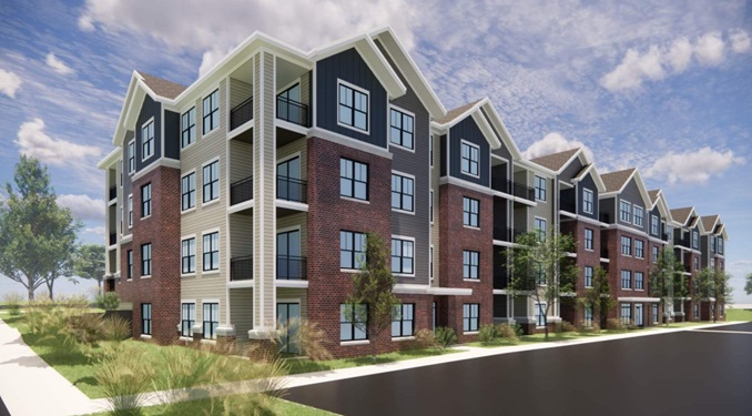 Riverside Drive Apartment Rendering
